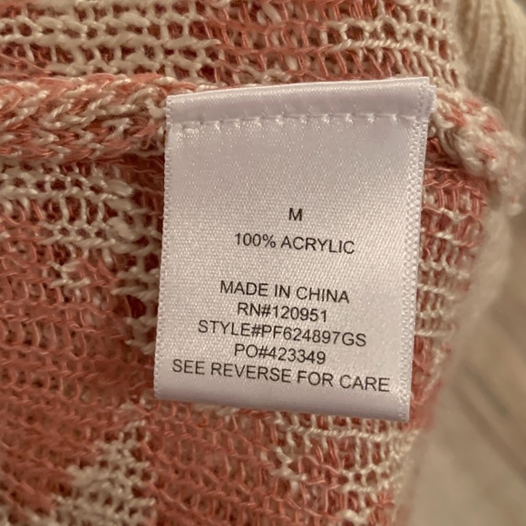 Pink Rose Tribal Aztec Print Open Cardigan - Picture 6 of 7